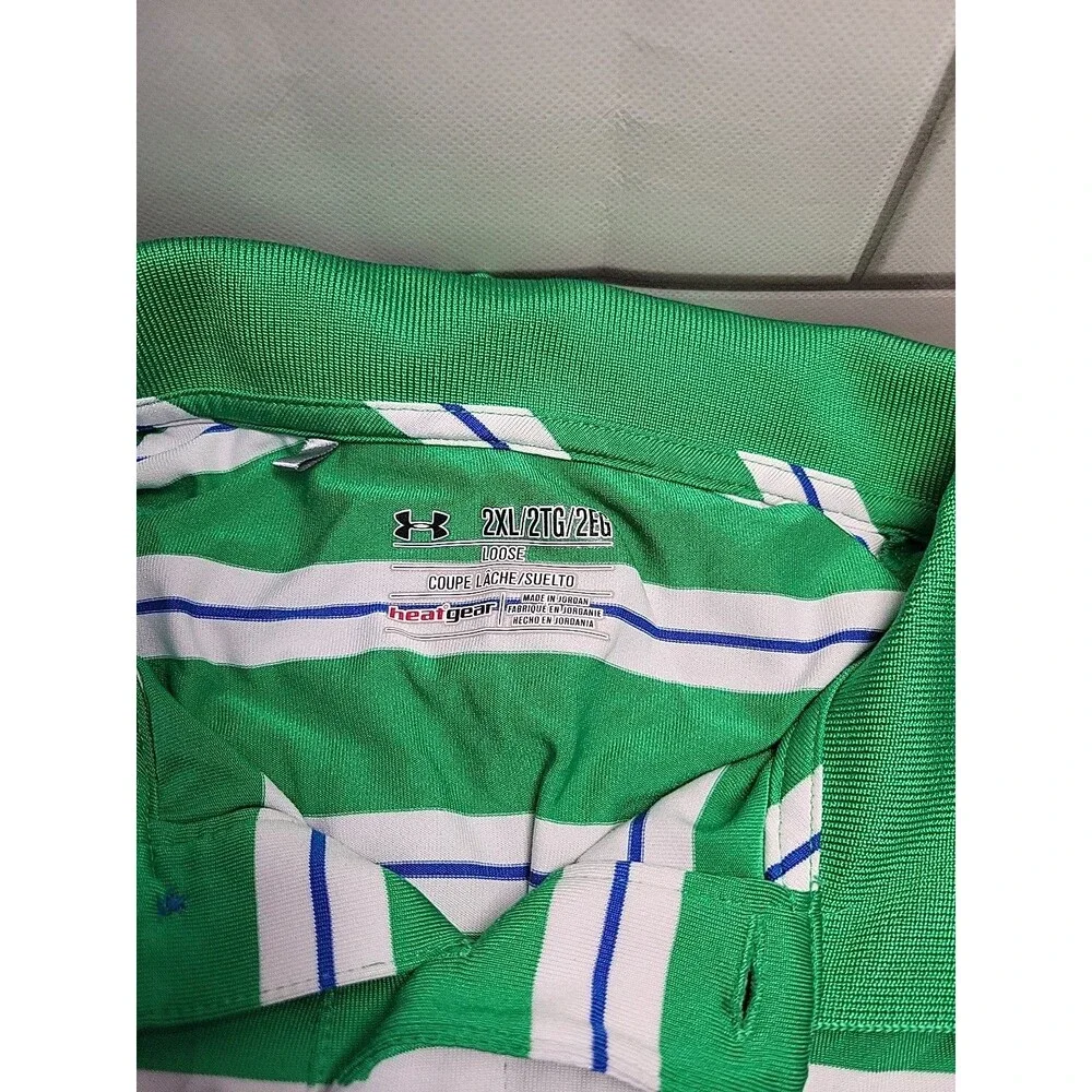 Lot Of 3 Men's 2XL Short Sleeve Shirts Cremieux Under Armour Craft & Barrow - Picture 14 of 15